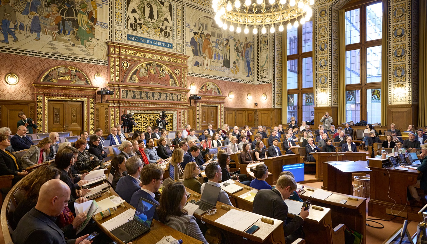 Vollbesetzter Grossratssaal